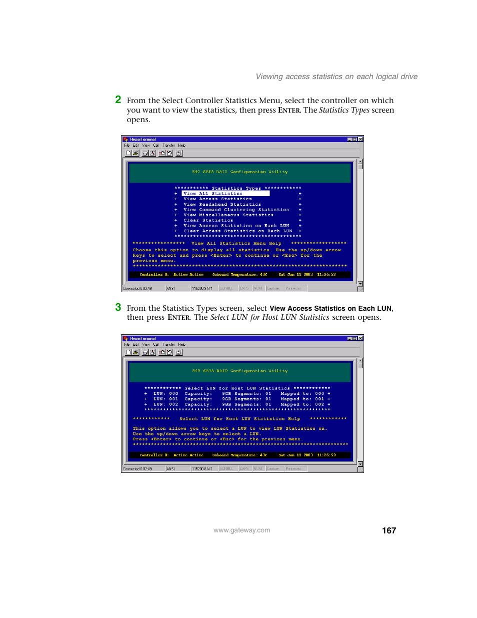 Gateway 840 VT-100 User Manual | Page 172 / 250