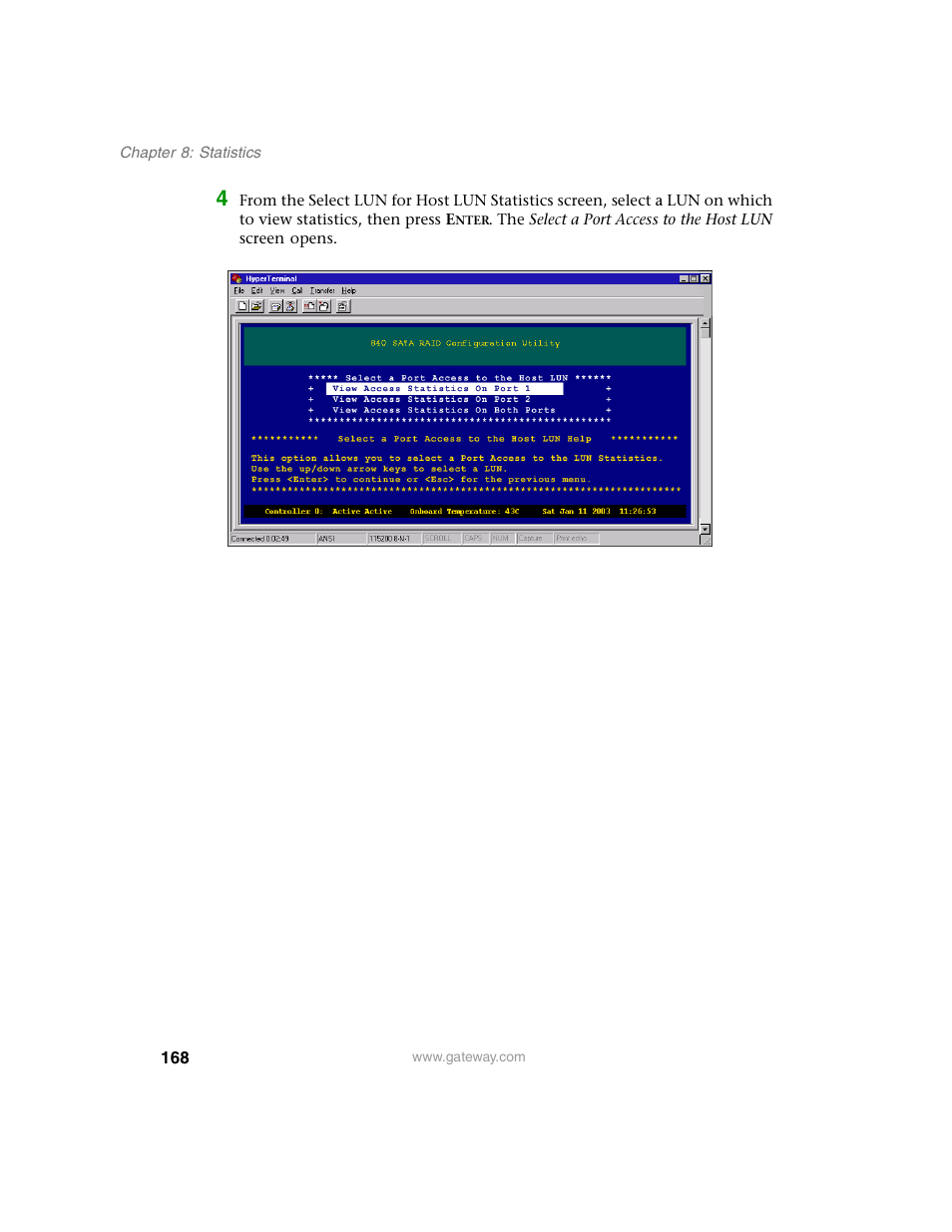 Gateway 840 VT-100 User Manual | Page 173 / 250