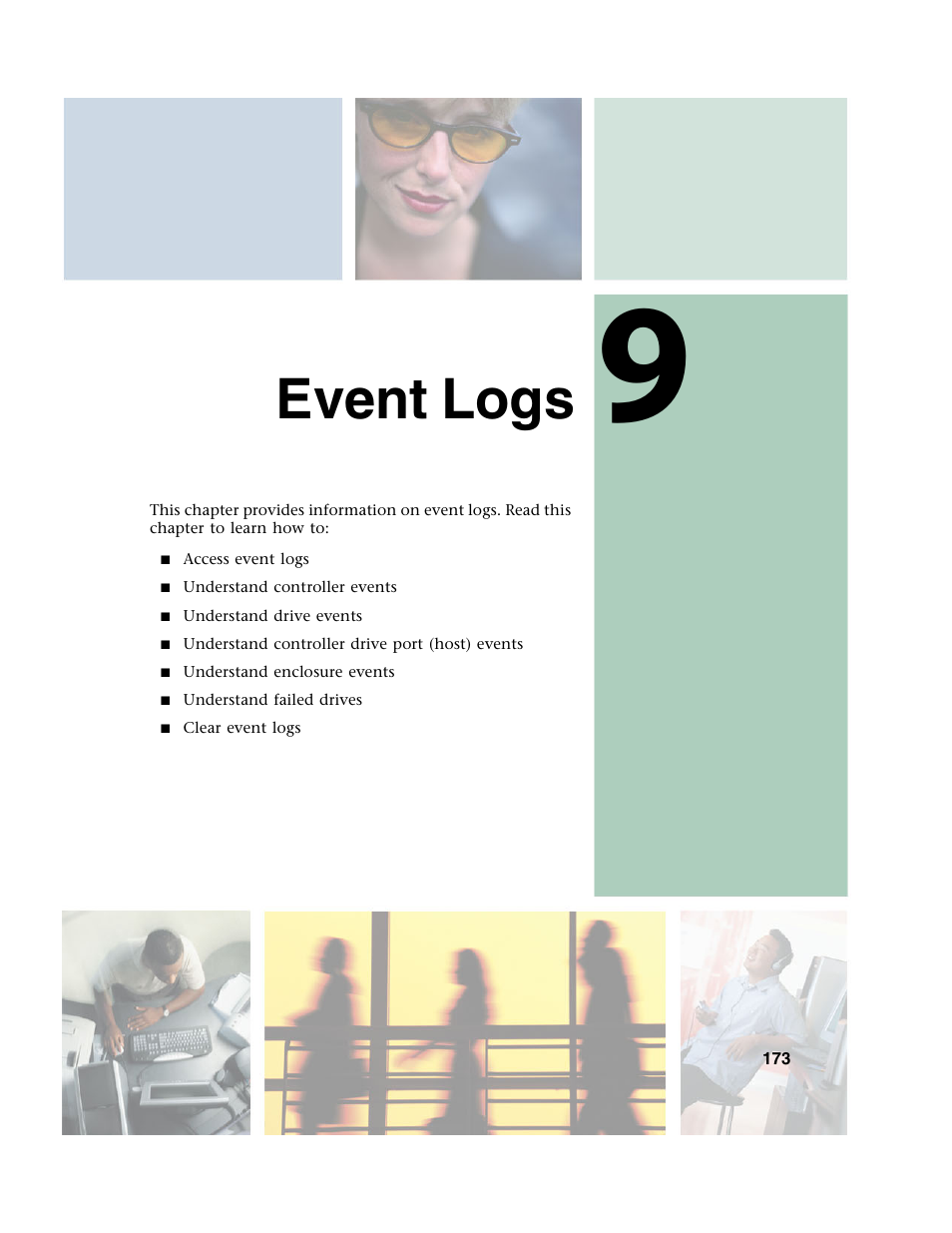 Event logs | Gateway 840 VT-100 User Manual | Page 178 / 250