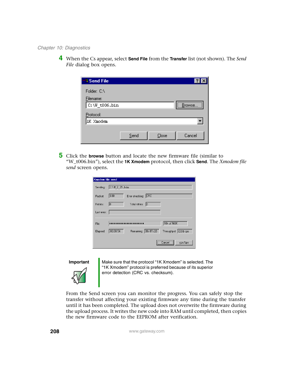 Gateway 840 VT-100 User Manual | Page 213 / 250