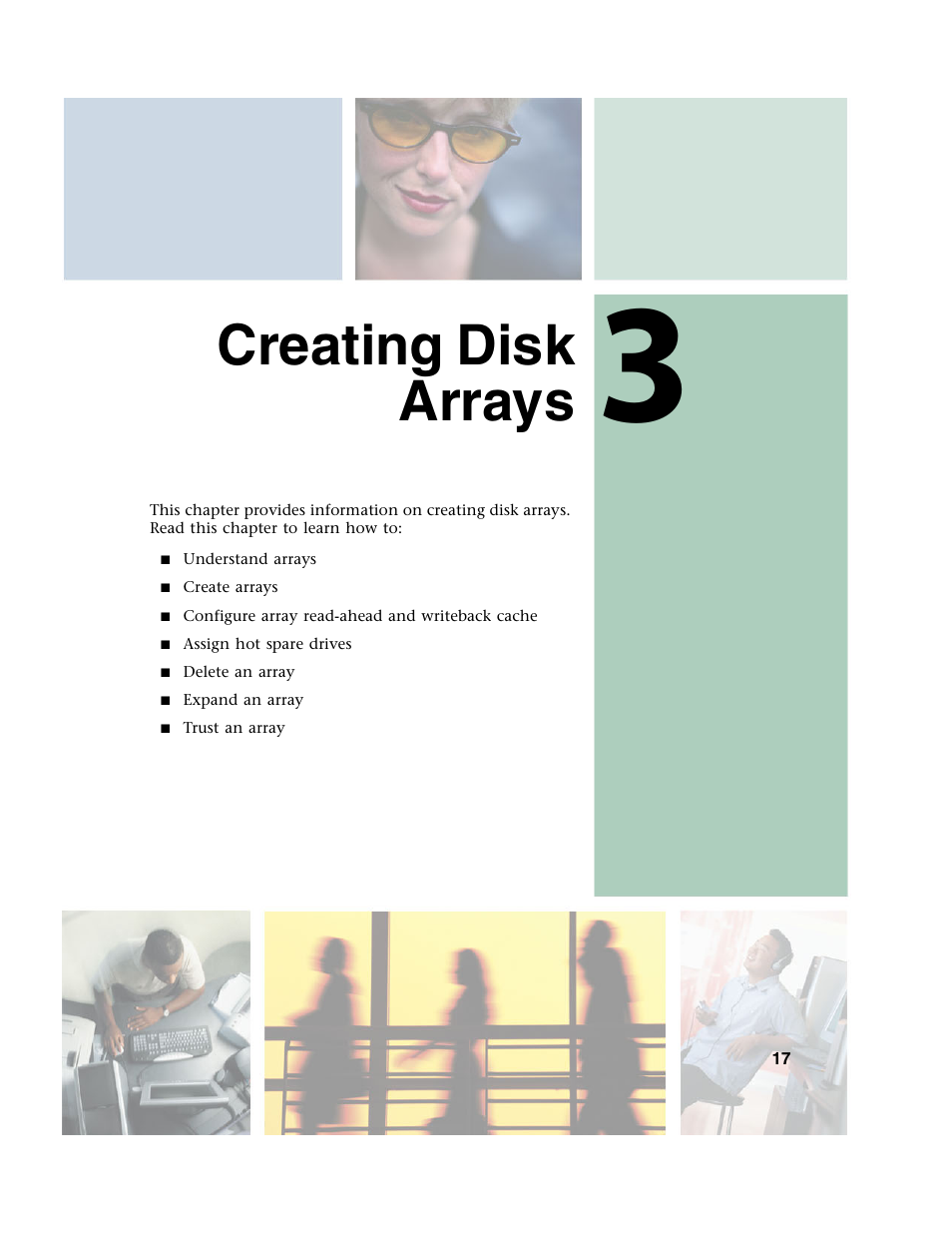 Creating disk arrays | Gateway 840 VT-100 User Manual | Page 22 / 250