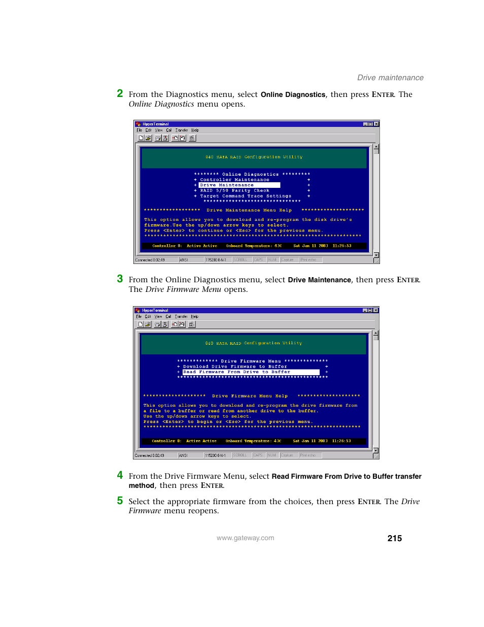 Gateway 840 VT-100 User Manual | Page 220 / 250