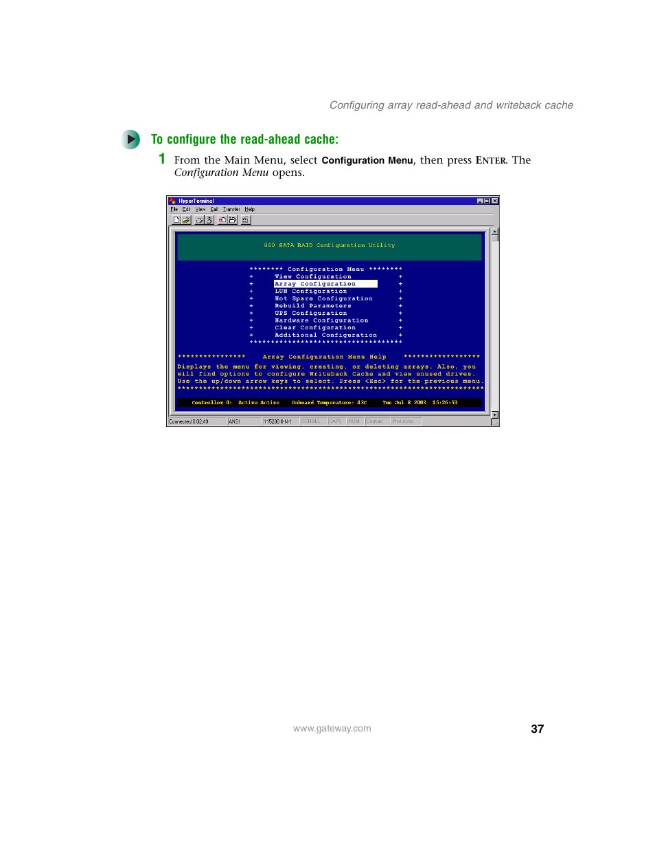 Gateway 840 VT-100 User Manual | Page 42 / 250