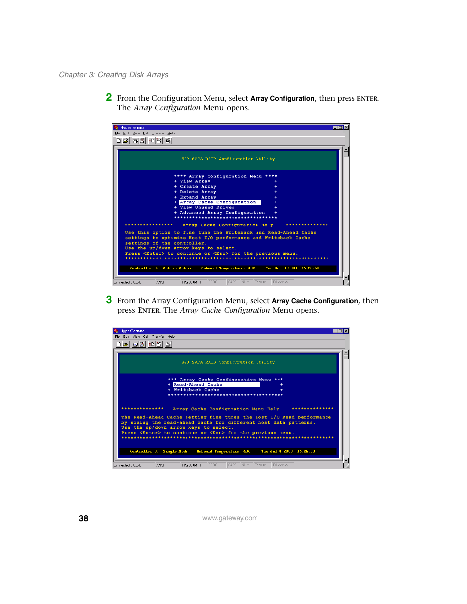 Gateway 840 VT-100 User Manual | Page 43 / 250