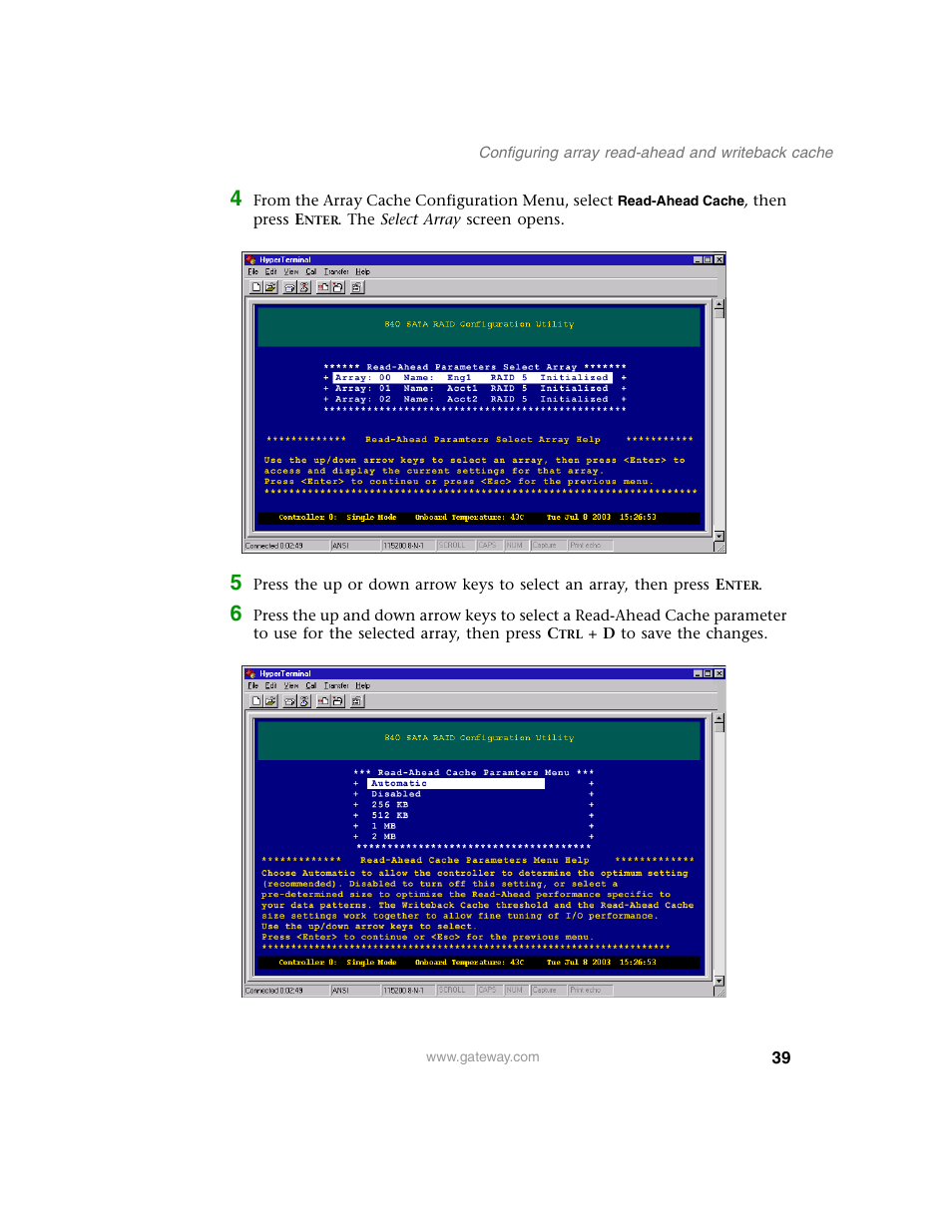 Gateway 840 VT-100 User Manual | Page 44 / 250