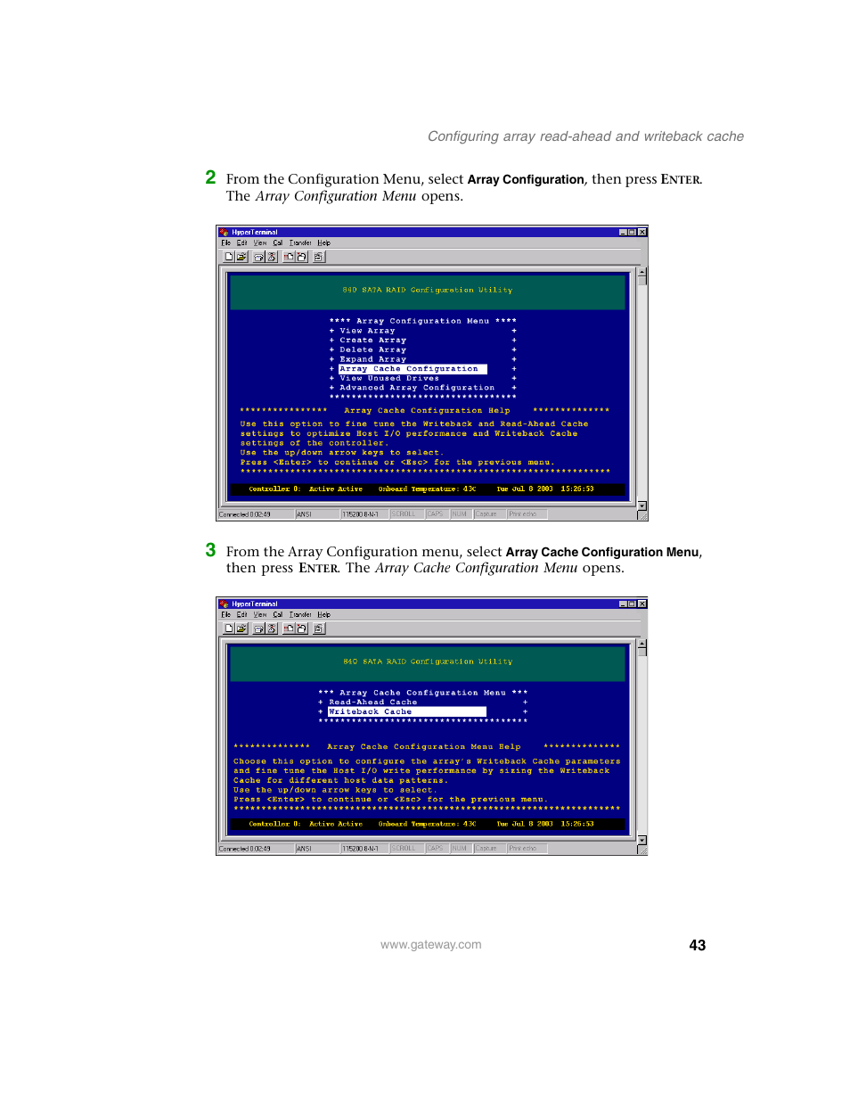 Gateway 840 VT-100 User Manual | Page 48 / 250