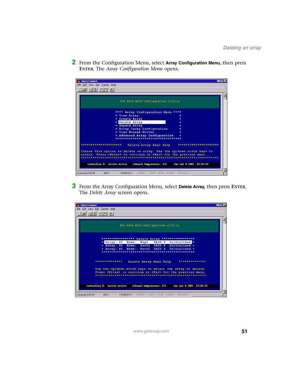 Gateway 840 VT-100 User Manual | Page 56 / 250