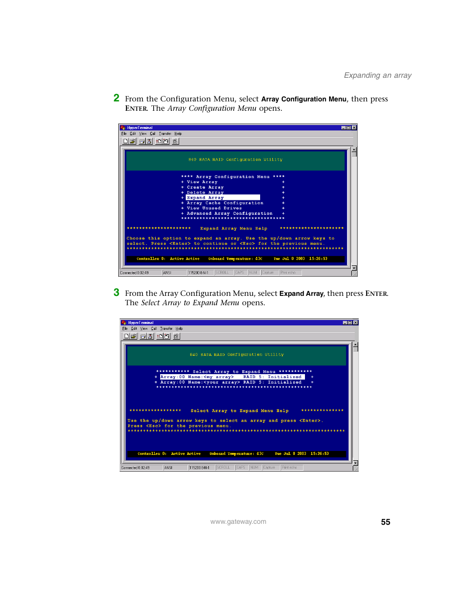 Gateway 840 VT-100 User Manual | Page 60 / 250