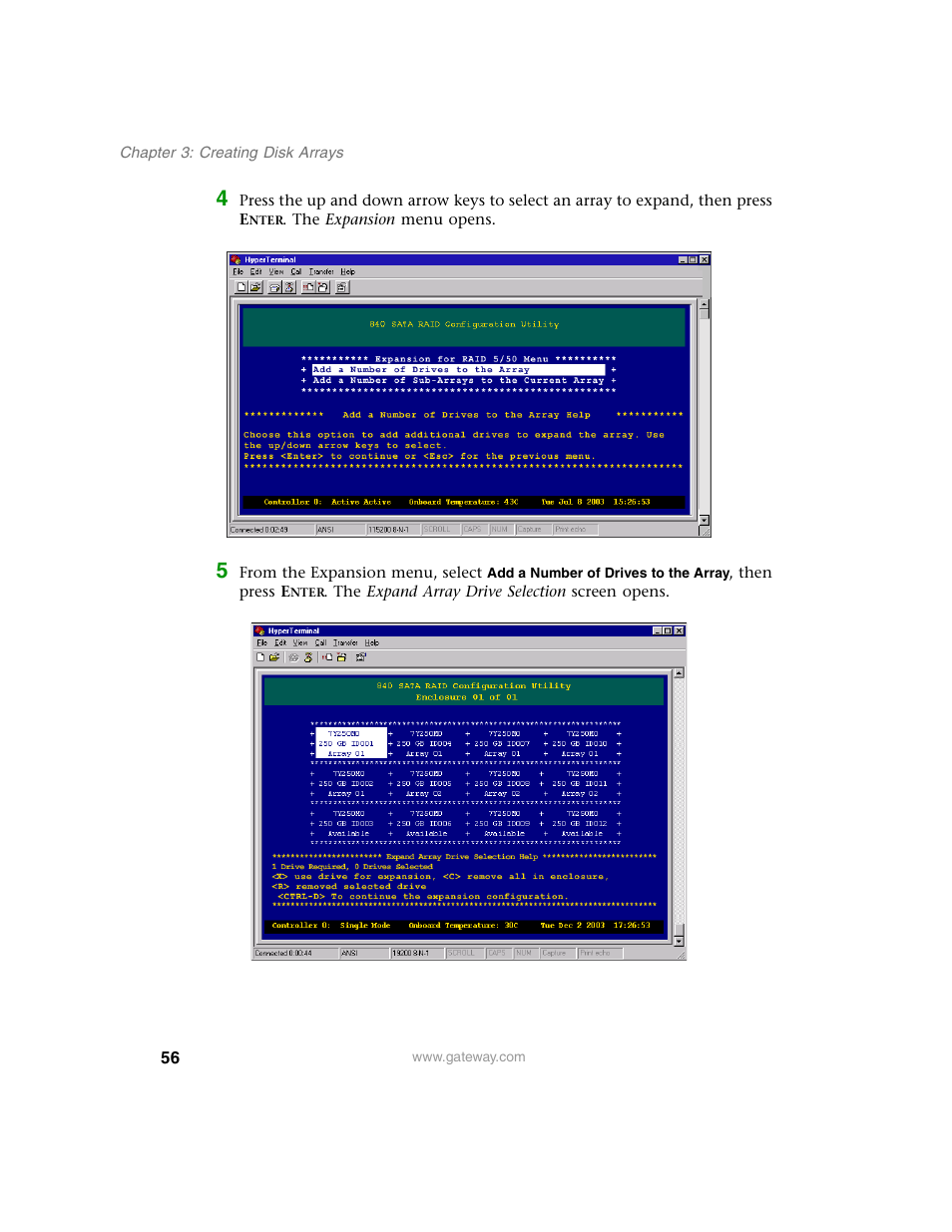 Gateway 840 VT-100 User Manual | Page 61 / 250