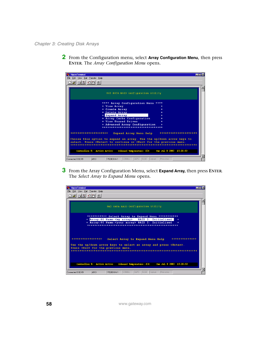 Gateway 840 VT-100 User Manual | Page 63 / 250