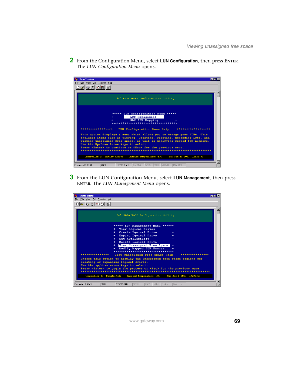 Gateway 840 VT-100 User Manual | Page 74 / 250