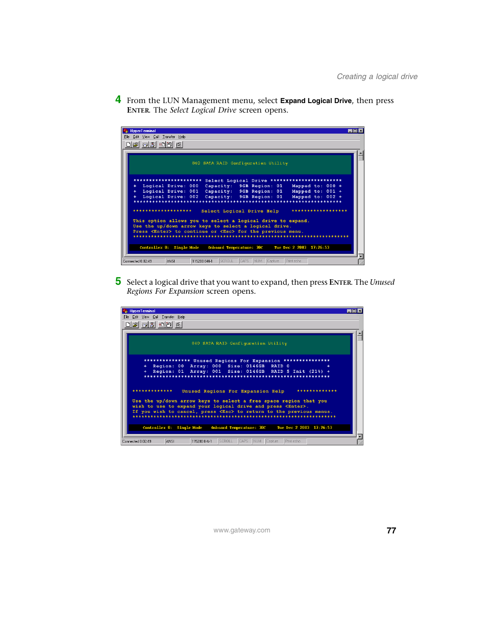 Gateway 840 VT-100 User Manual | Page 82 / 250