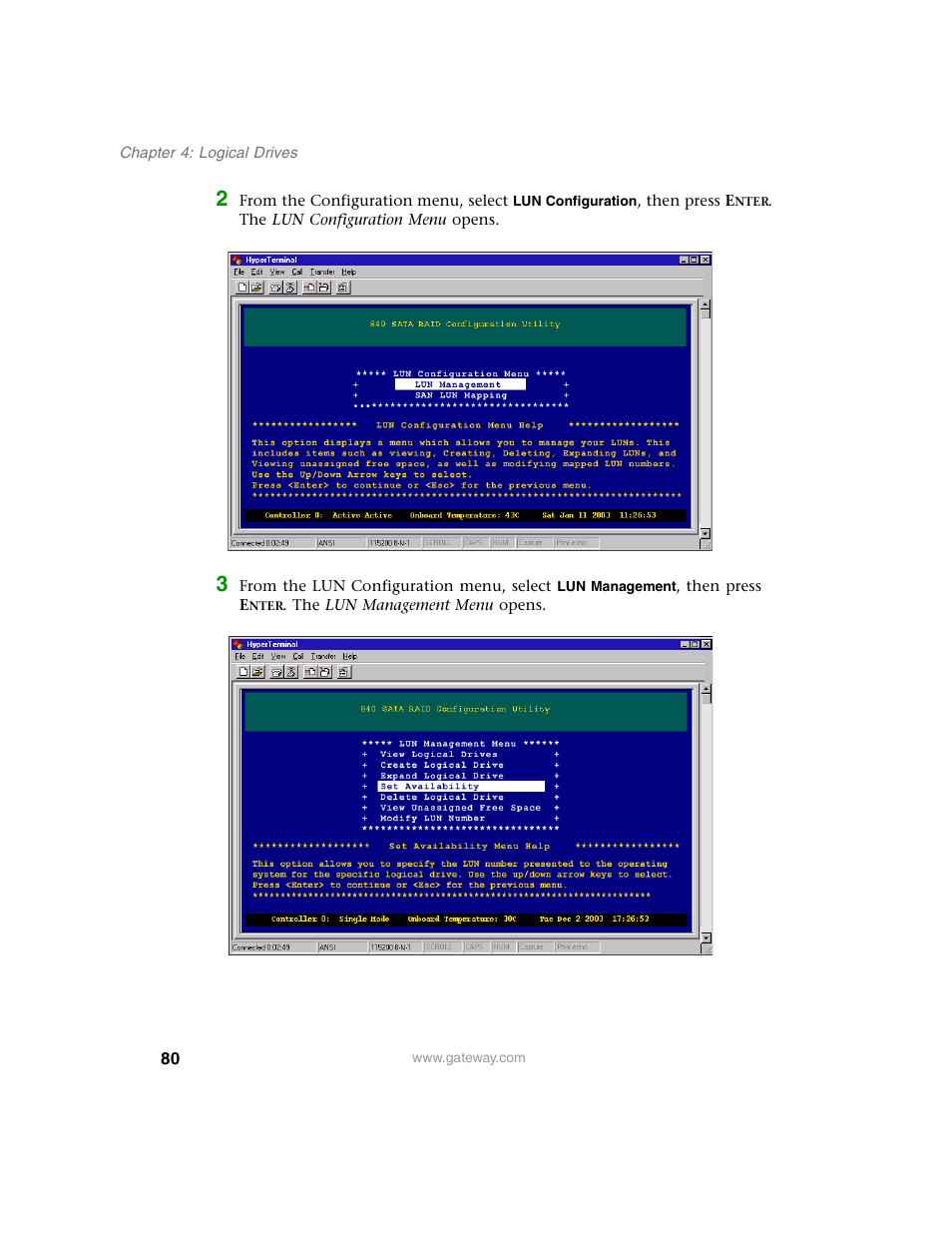 Gateway 840 VT-100 User Manual | Page 85 / 250