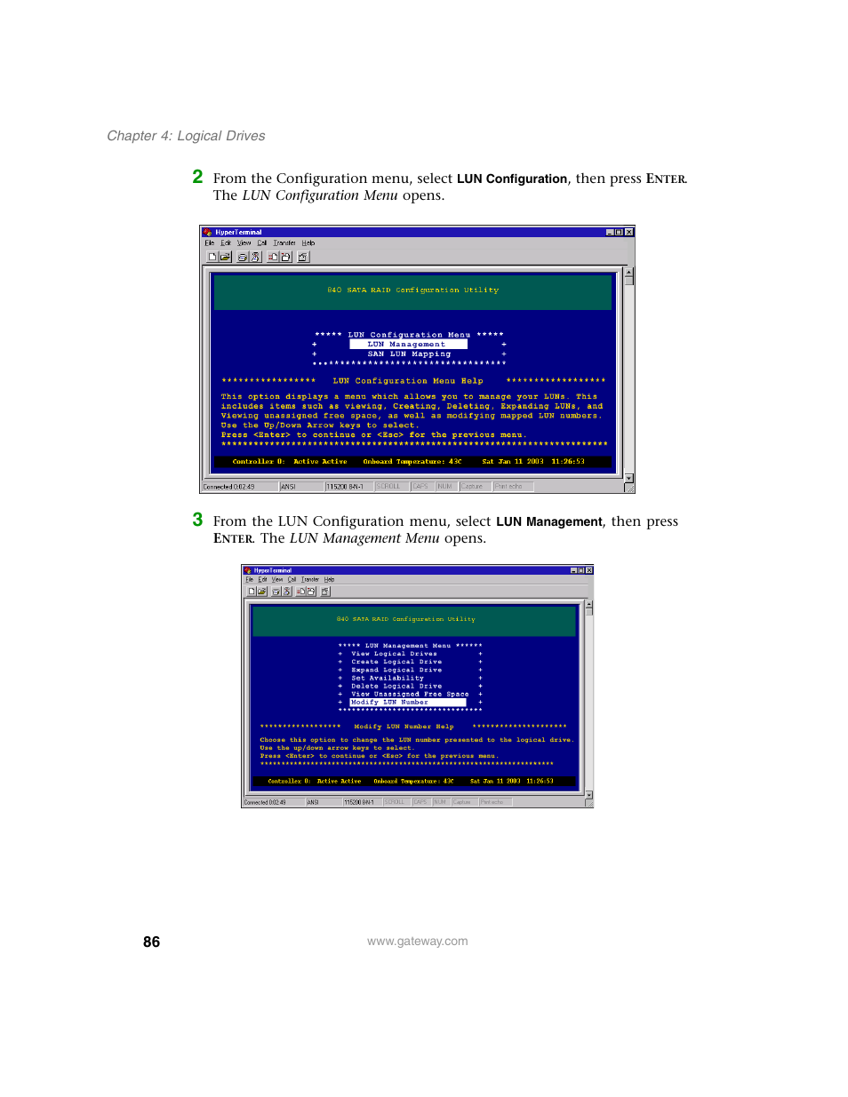 Gateway 840 VT-100 User Manual | Page 91 / 250