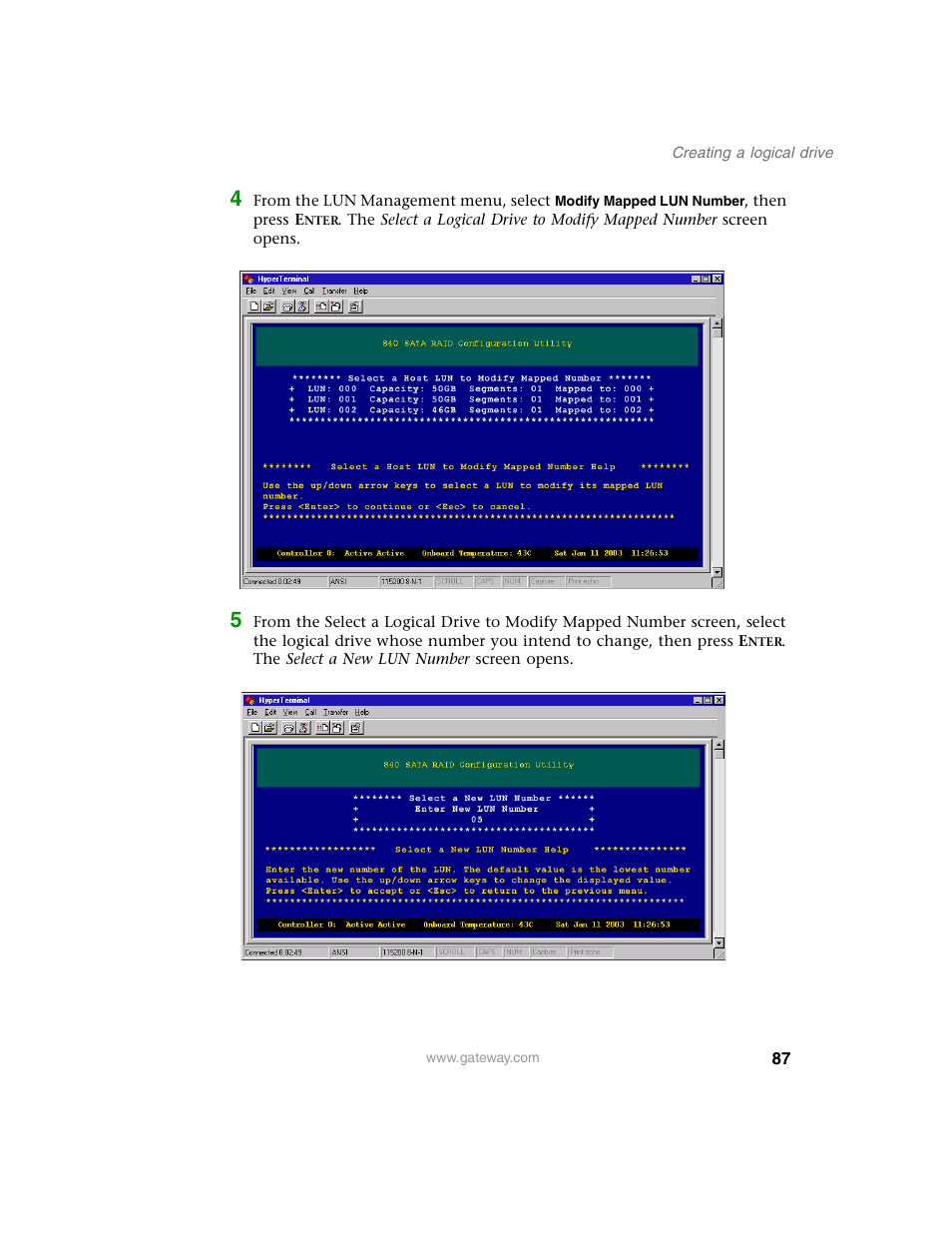 Gateway 840 VT-100 User Manual | Page 92 / 250