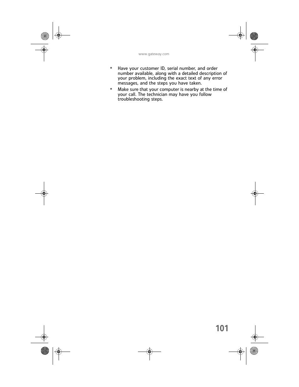 Gateway Profile 6 User Manual | Page 107 / 130