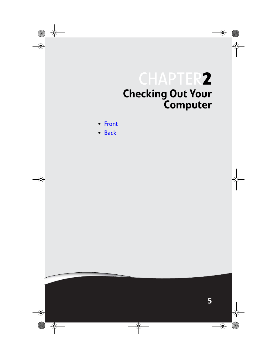 Checking out your computer, Chapter 2: checking out your computer, Chapter 2 | Gateway Profile 6 User Manual | Page 11 / 130