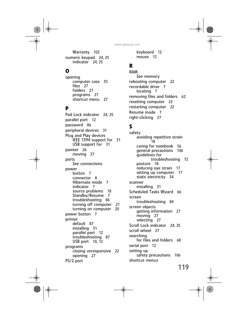 Gateway Profile 6 User Manual | Page 125 / 130