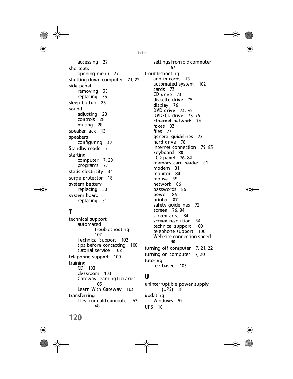 Gateway Profile 6 User Manual | Page 126 / 130