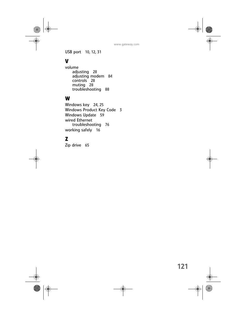 Gateway Profile 6 User Manual | Page 127 / 130