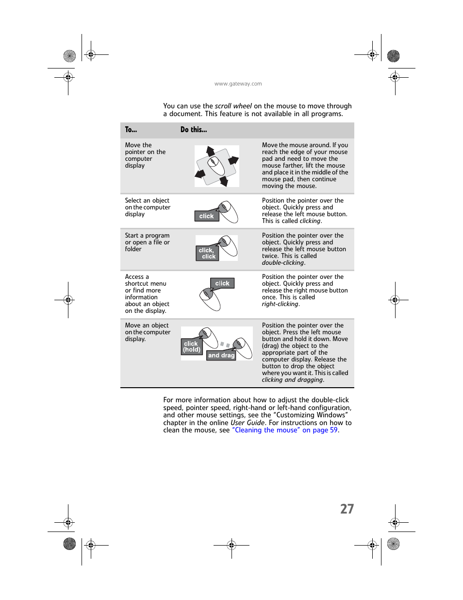 Gateway Profile 6 User Manual | Page 33 / 130