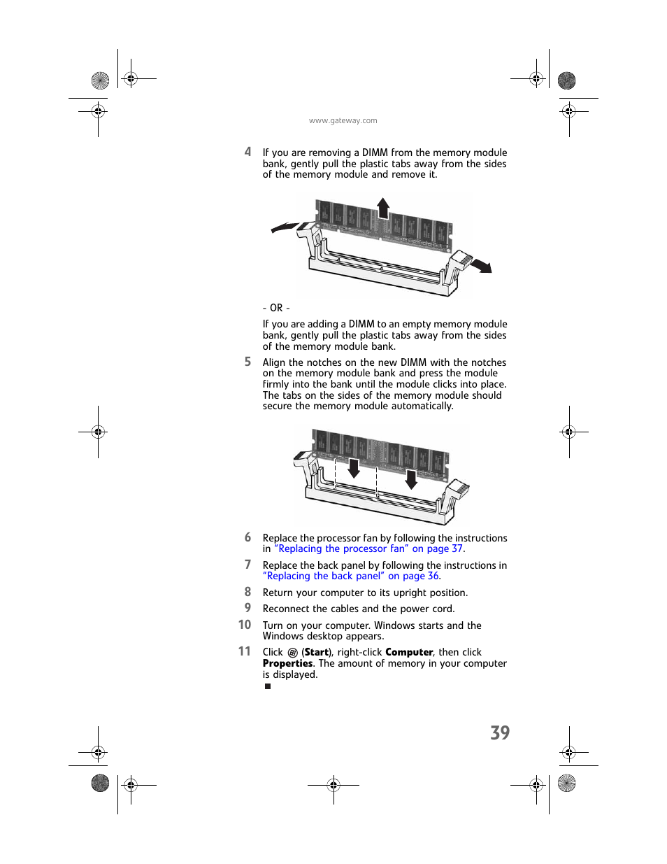 Gateway Profile 6 User Manual | Page 45 / 130