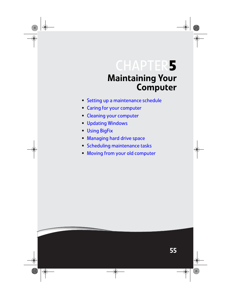 Maintaining your computer, Chapter 5: maintaining your computer, Chapter 5 | Gateway Profile 6 User Manual | Page 61 / 130