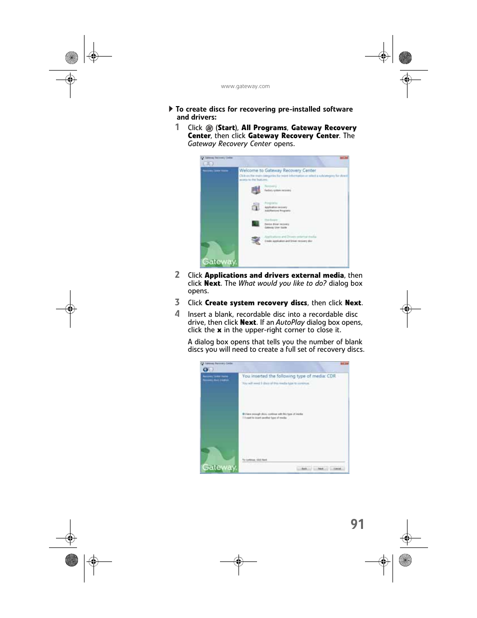 Gateway Profile 6 User Manual | Page 97 / 130