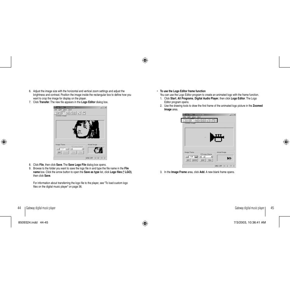 Gateway 3-IN-1 Digital Music Player User Manual | Page 23 / 29