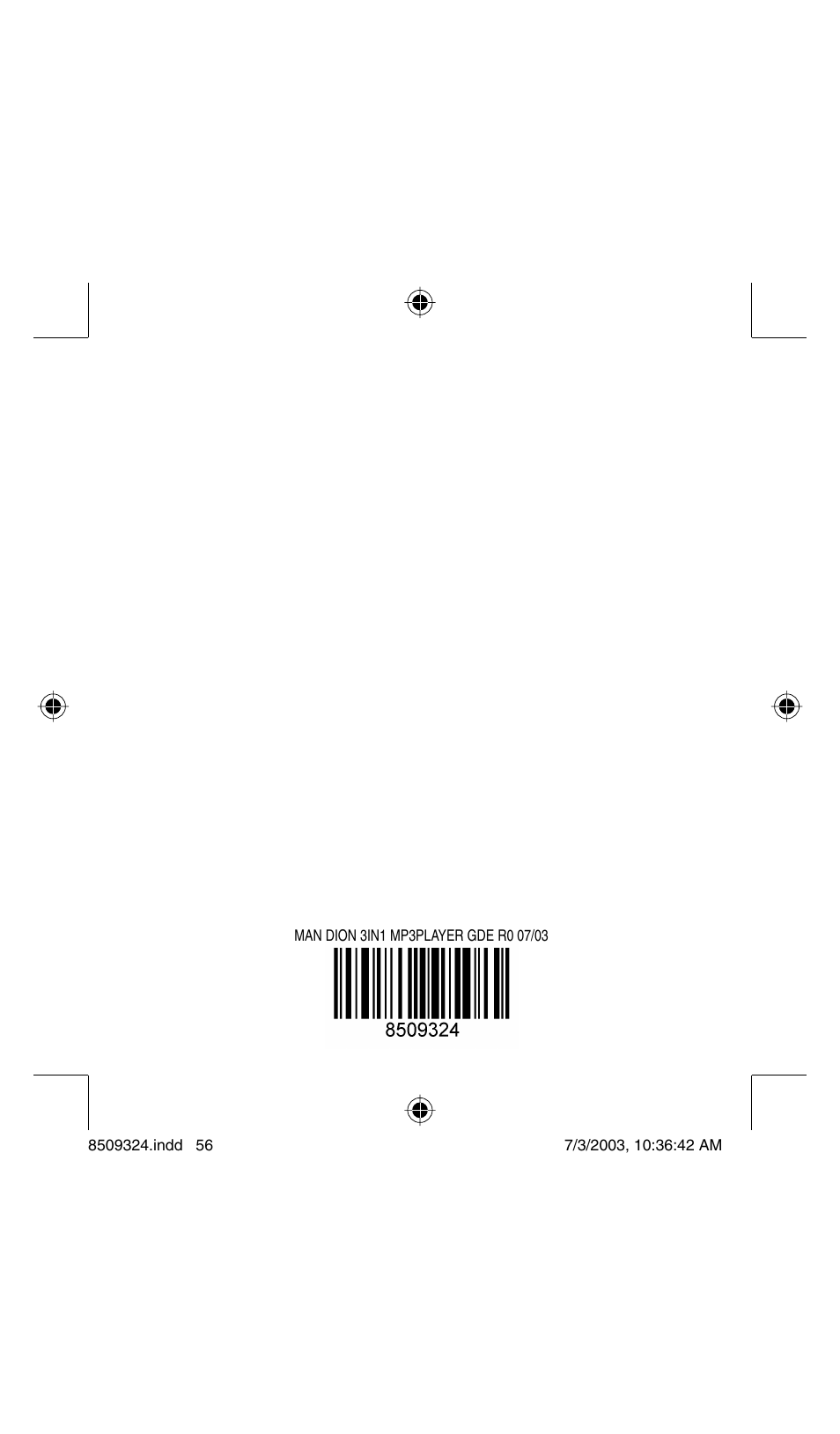 Gateway 3-IN-1 Digital Music Player User Manual | Page 29 / 29