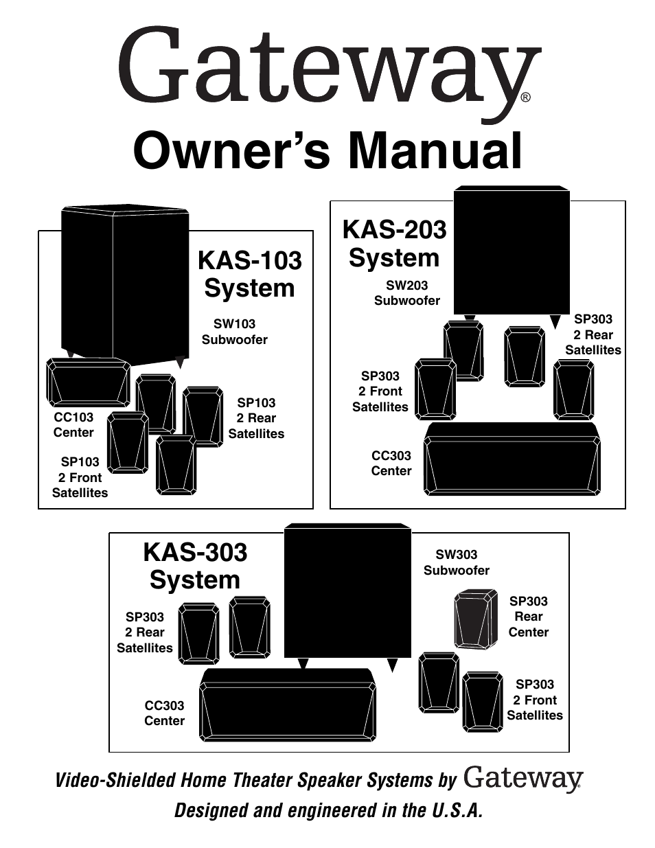 Gateway kas103 User Manual | 8 pages