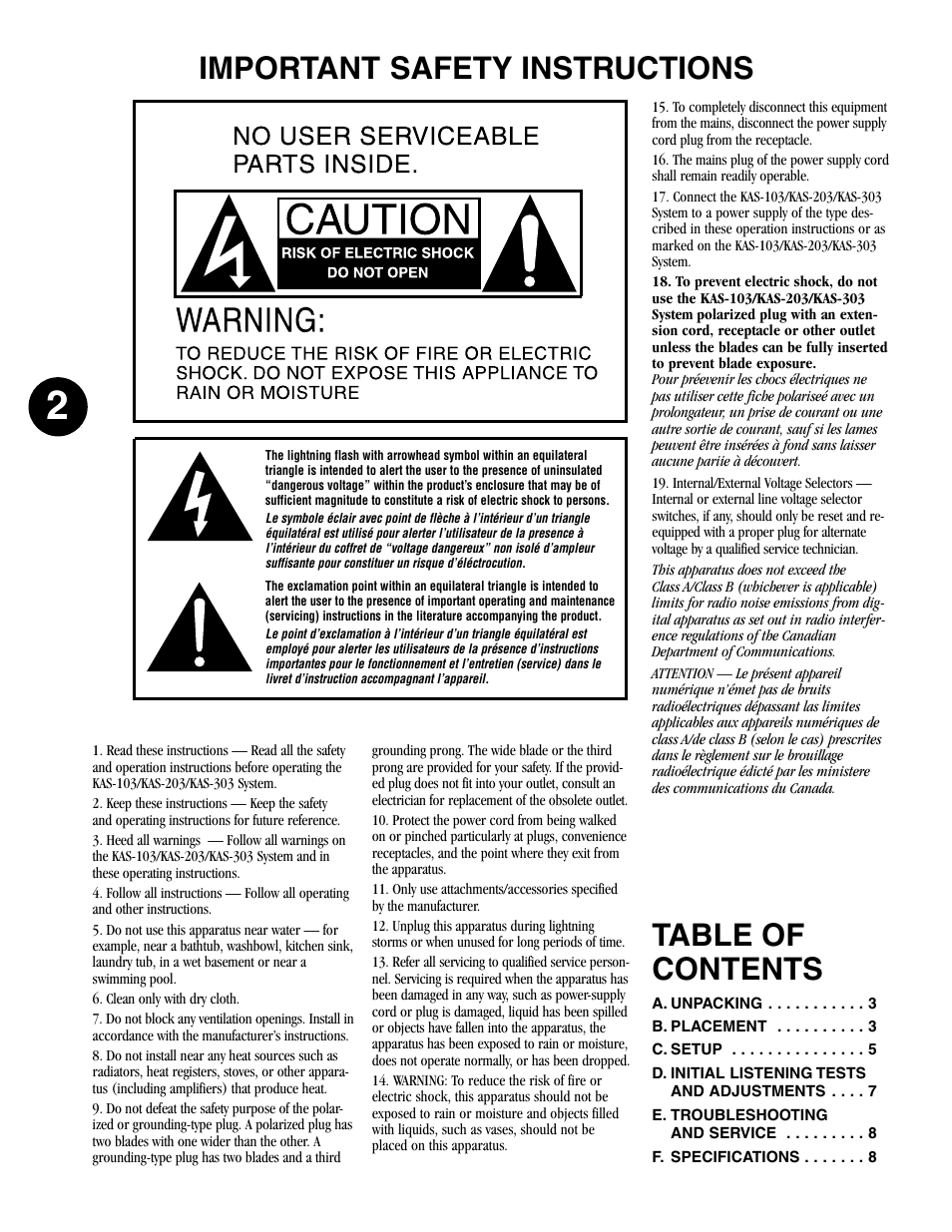 Gateway kas103 User Manual | Page 2 / 8