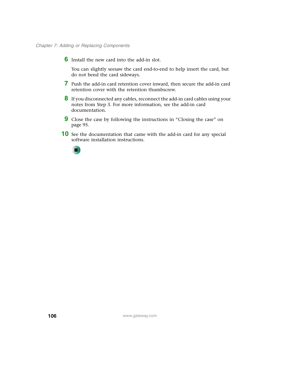 Gateway E SERIES E-6000 User Manual | Page 112 / 190