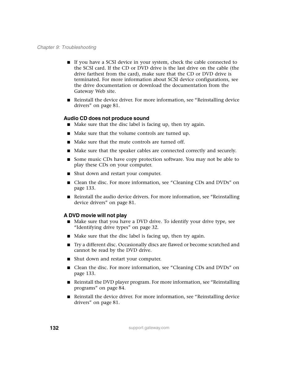 Gateway E SERIES E-6000 User Manual | Page 138 / 190