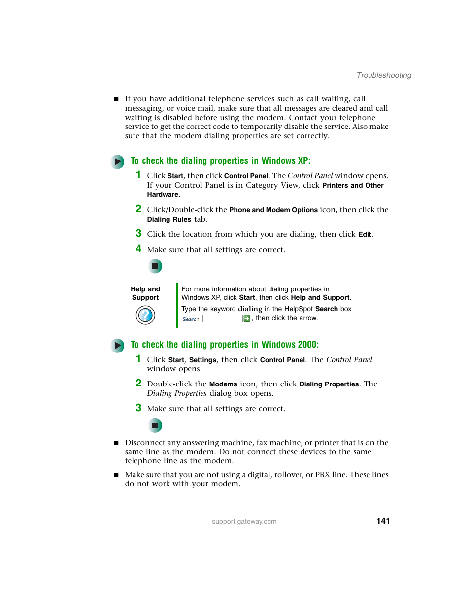 Gateway E SERIES E-6000 User Manual | Page 147 / 190