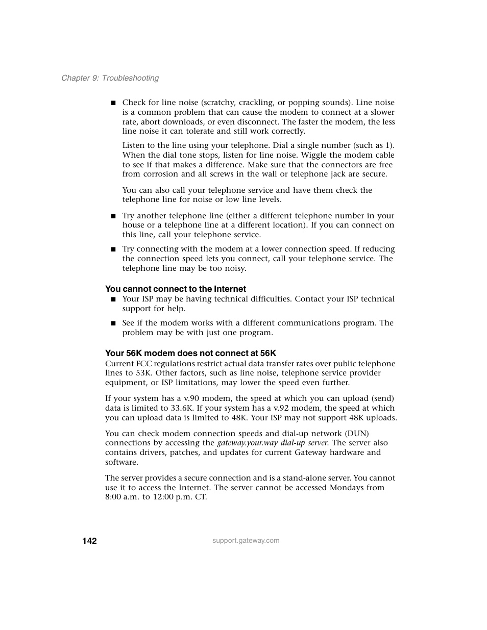 Gateway E SERIES E-6000 User Manual | Page 148 / 190