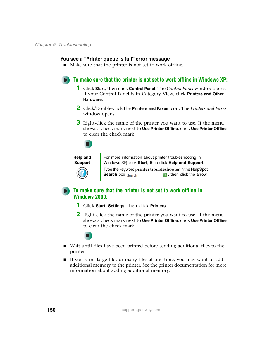 Gateway E SERIES E-6000 User Manual | Page 156 / 190