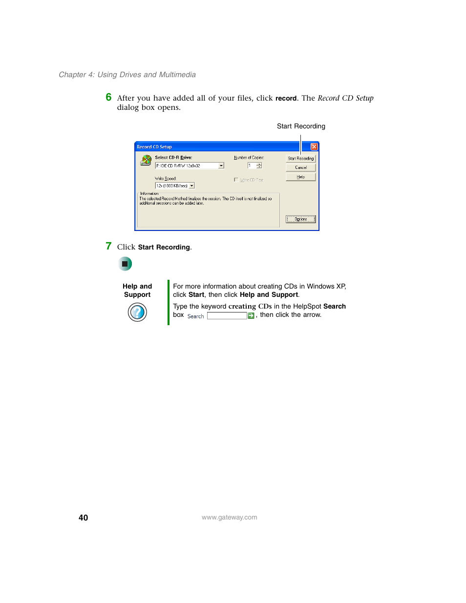 Gateway E SERIES E-6000 User Manual | Page 46 / 190