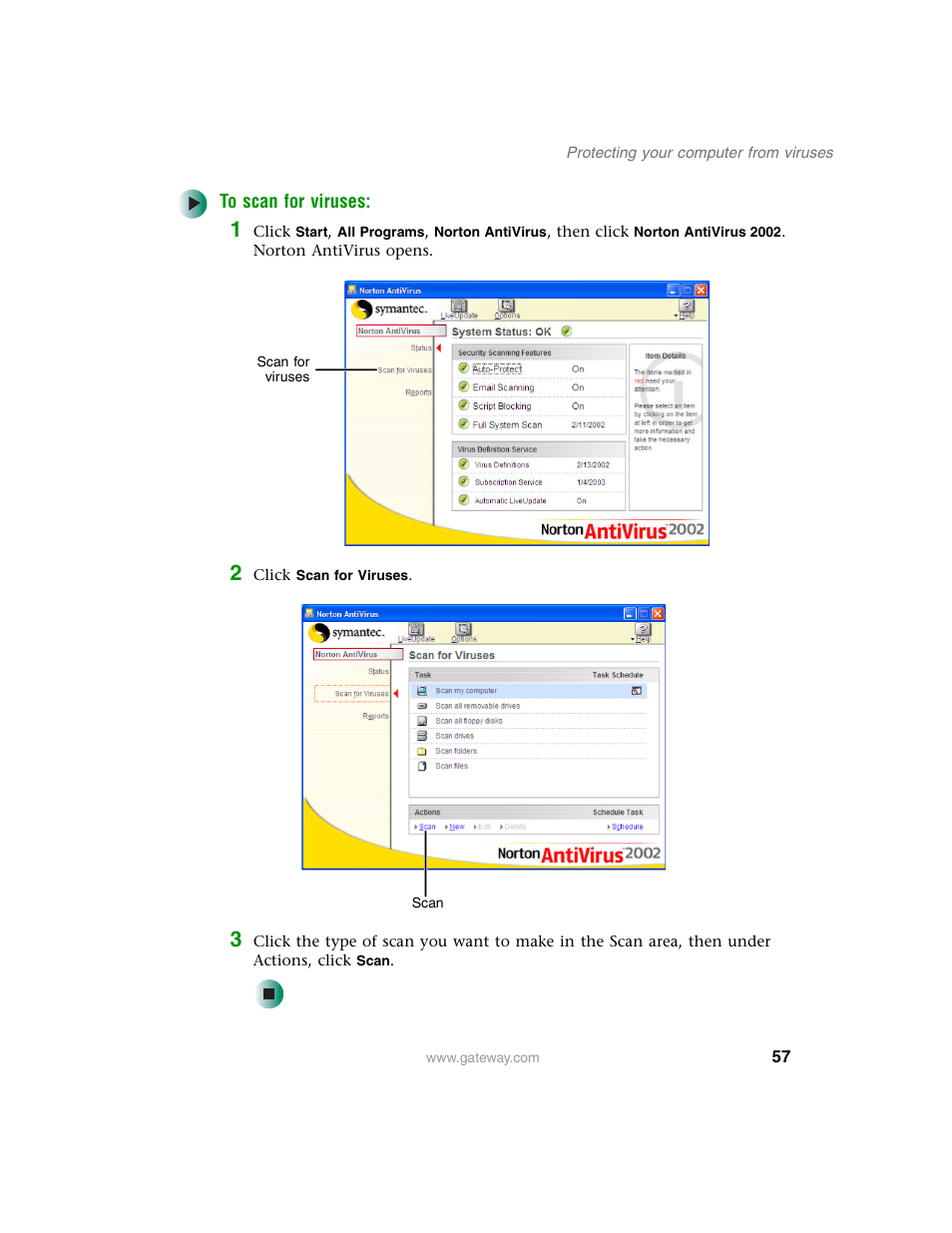 Gateway E SERIES E-6000 User Manual | Page 63 / 190