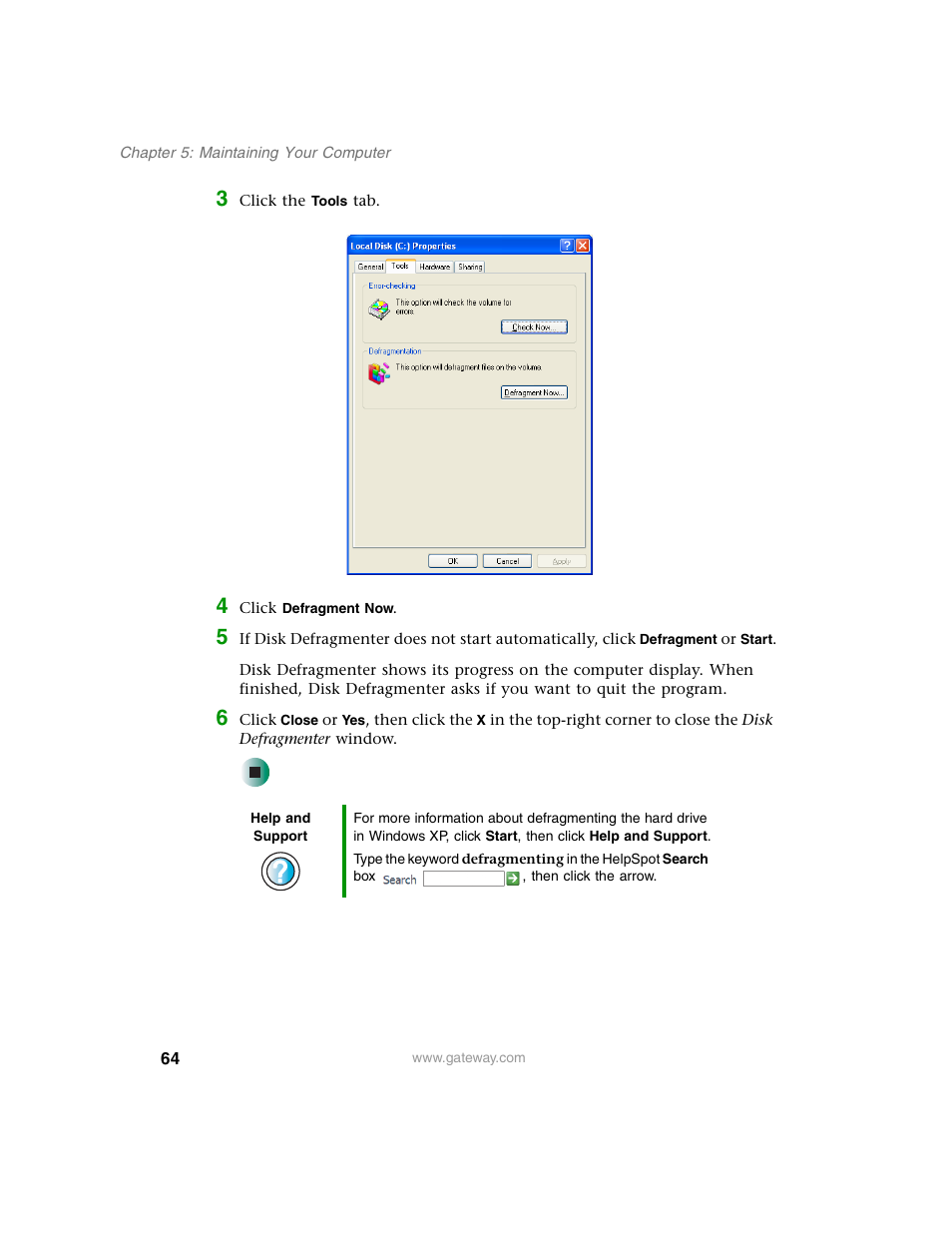 Gateway E SERIES E-6000 User Manual | Page 70 / 190