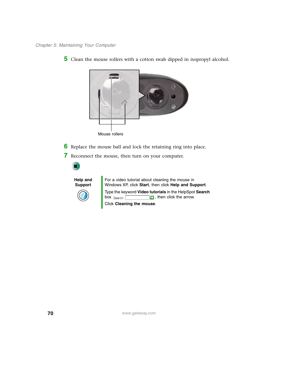 Gateway E SERIES E-6000 User Manual | Page 76 / 190