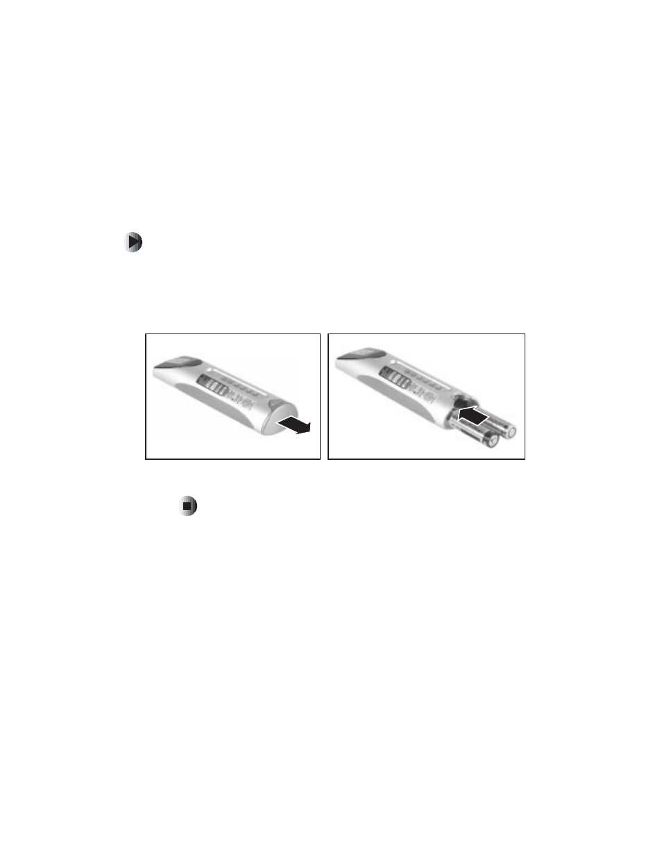 Remote control, To insert batteries in the remote control, 1 remove the battery compartment cover | 3 replace the battery compartment cover | Gateway 205 User Manual | Page 13 / 46