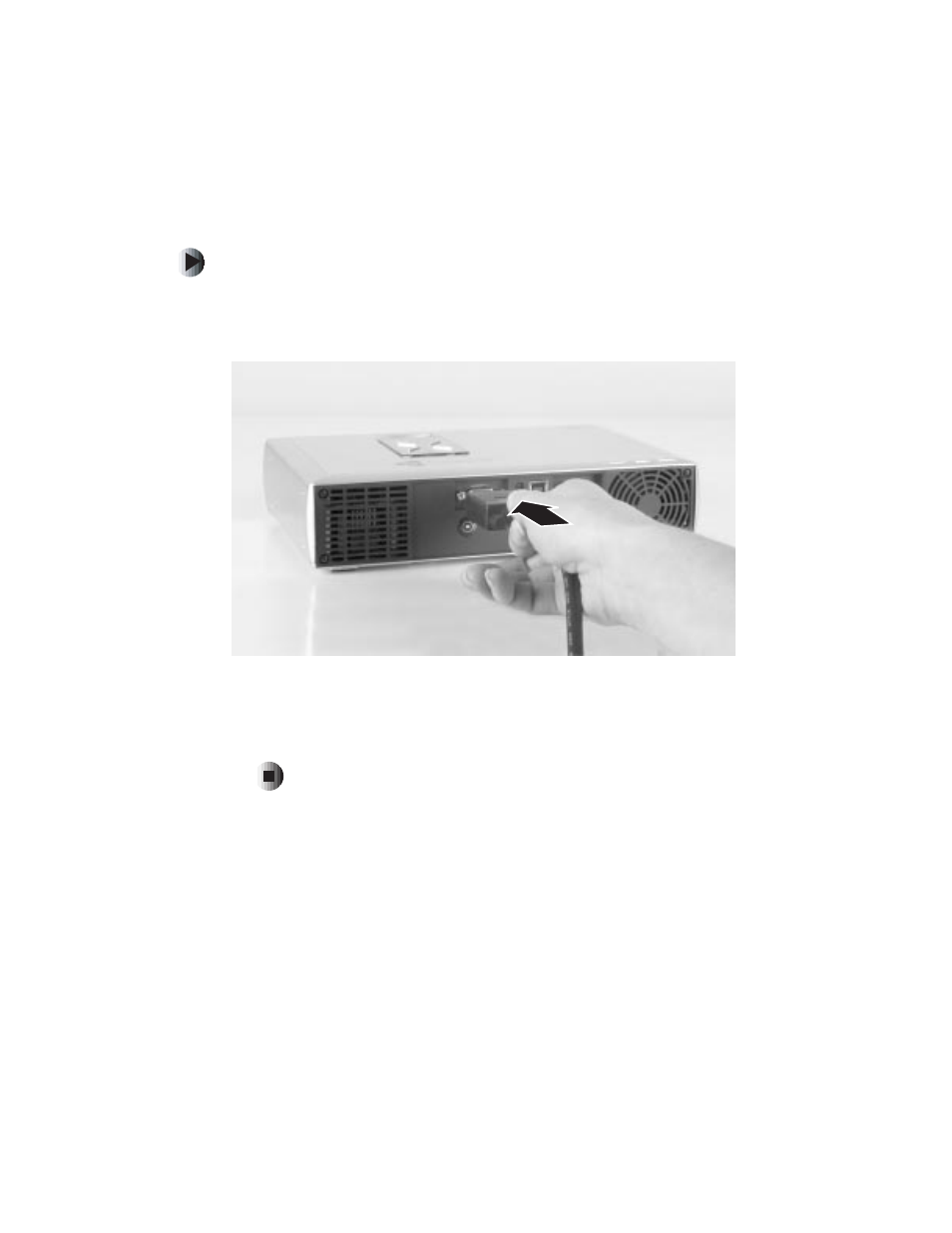 Connecting to a satellite dish, To connect the projector to a satellite dish | Gateway 205 User Manual | Page 23 / 46
