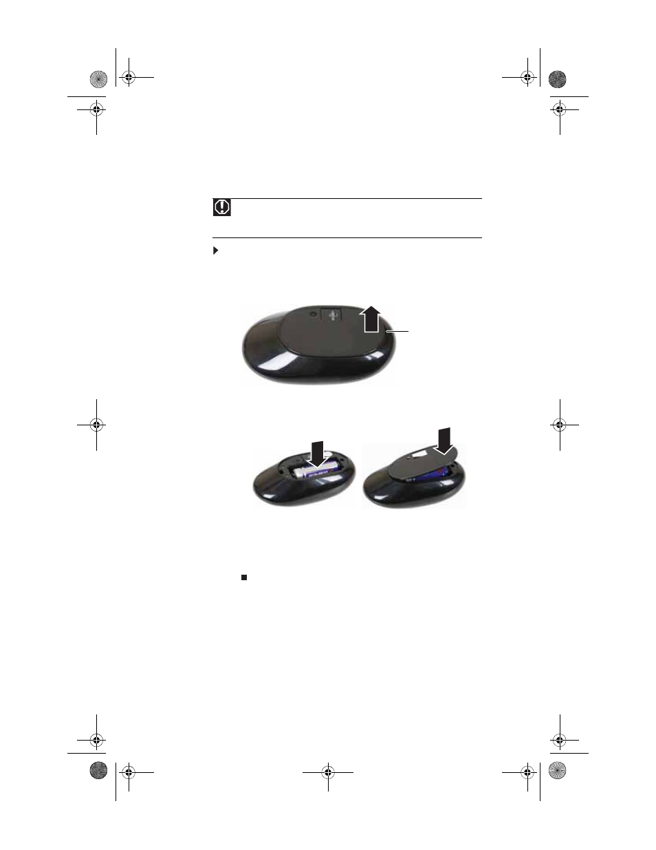 Installing mouse batteries, To install the mouse batteries | Gateway SZSL95IN0XXXXXXXX User Manual | Page 24 / 132