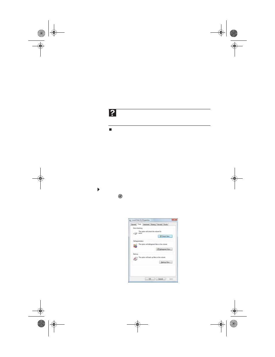 Checking the hard drive for errors, To check the hard drive for errors | Gateway SZSL95IN0XXXXXXXX User Manual | Page 73 / 132