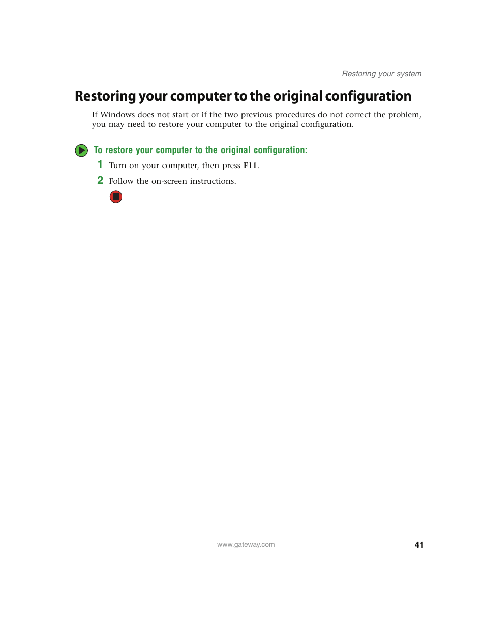 Gateway E4350 User Manual | Page 47 / 106