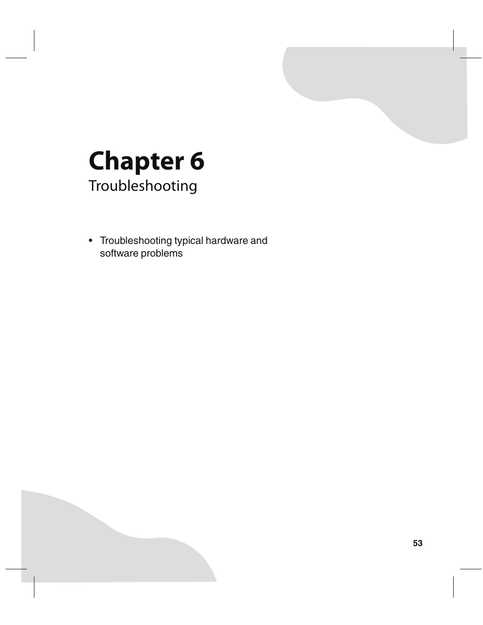 Troubleshooting, Chapter 6 | Gateway E4350 User Manual | Page 59 / 106