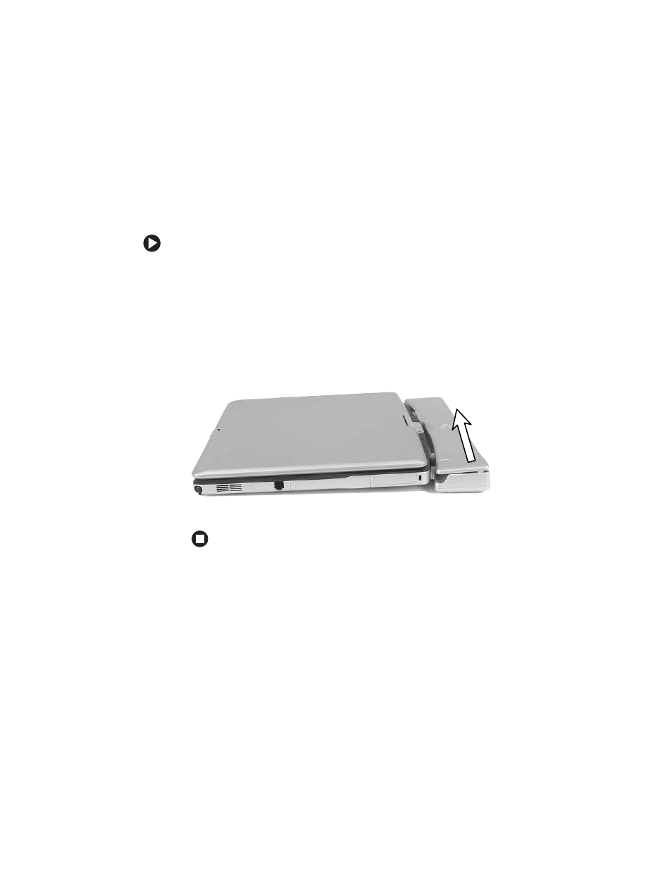 Disconnecting from the port replicator, Disconnecting from the port replicator” on | Gateway Convertible Tablet PC User Manual | Page 121 / 186