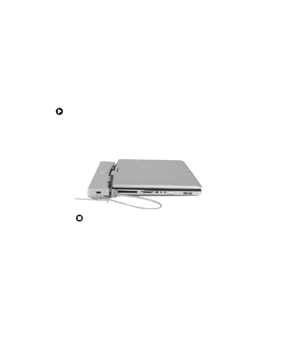 Securing your port replicator, Securing your | Gateway Convertible Tablet PC User Manual | Page 122 / 186