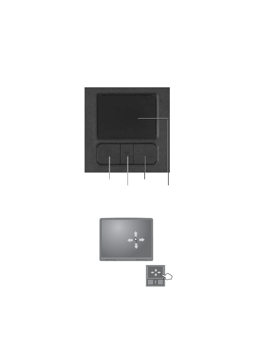 Using the ezpad touchpad, Using the ez pad touchpad | Gateway Convertible Tablet PC User Manual | Page 52 / 186